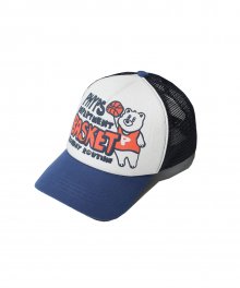 BASKETBALL BEARS MESH CAP NAVY