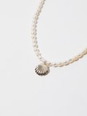 하카블랙스(HAKKABLACKS) Pearl shell necklace