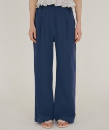 FJD BANDING WIDE PANTS DEEP BLUE