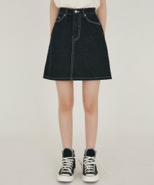 FJD DENIM MINI SKIRT BLACK