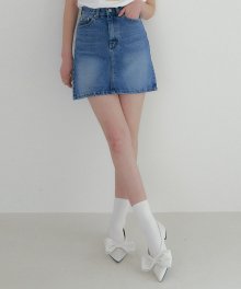 FJD DENIM MINI SKIRT BLUE