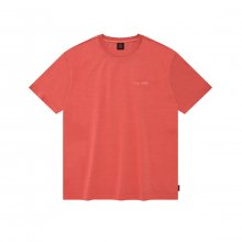 피그먼트 다잉 스톤로고 오버핏 티셔츠(핑크)