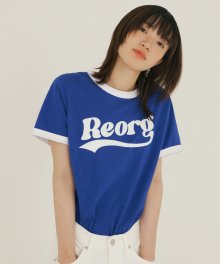 FJD WAVY RINGER T-SHIRTS BLUE