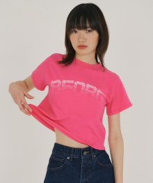 FJD REORG PIXEL T-SHIRTS HOT PINK