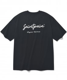 SP 캘리 로고 티셔츠-블랙