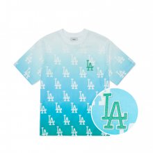 그라데이션 모노그램 오버핏 티셔츠 LA (L.Green)
