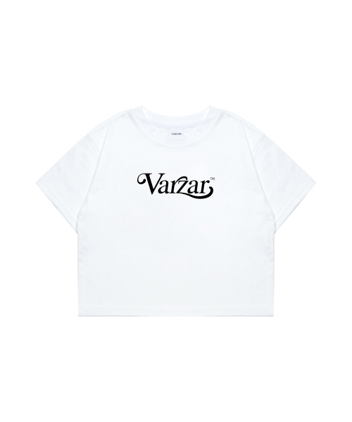 바잘() 리프 VZ 로고 크롭 반팔 티셔츠 (4color) 상품 이미지