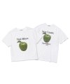 THINK CURRENT APPLE TEE [WHITE]