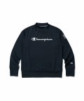 [ASIA] Golf 남성 스크립트 로고 모크넥 티셔츠 (BLACK) CKTS2EG23BK