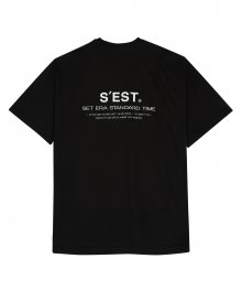 S/T SET ERA - 반팔 - (SESSEST-016) - BLACK