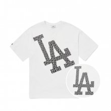일루젼 메가 오버핏 반팔 티셔츠 LA (White)