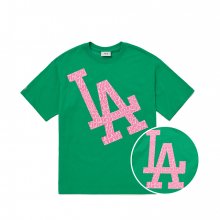 일루젼 메가 오버핏 반팔 티셔츠 LA (L.Green)