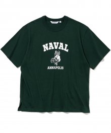 naval s/s tee green