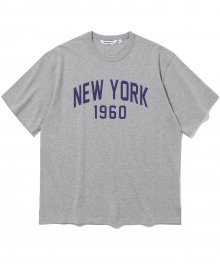 newyork 1960 s/s tee 8% melange