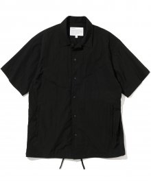 22ss comfort zip pocket short shirts black