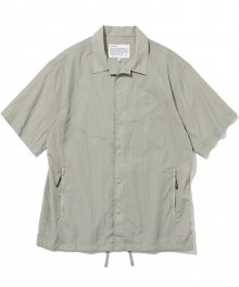 22ss comfort zip pocket short shirts grey