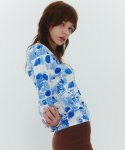 로씨로씨(ROCCI ROCCI) Fairy Garden Long Sleeve T-shirt [BLUE]