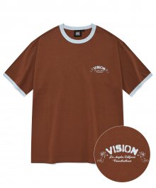 VSW Ringer T-Shirts Chocolate