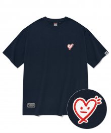 VSW Heart T-shirts Navy