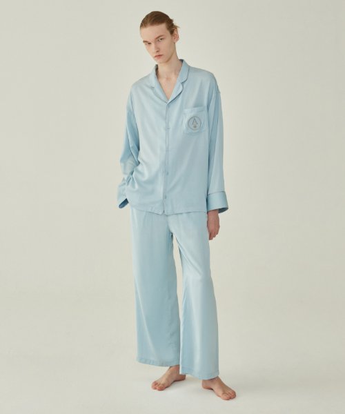 CLASSIC PAJAMA SET_ice blue