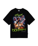 도미넌트(DOMINANT) 유니섹스 페일 오버핏 프린팅 반팔 티셔츠