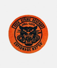 Hell Cats Door Mat Orange