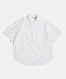 Oxford S/S Over Shirt Off White