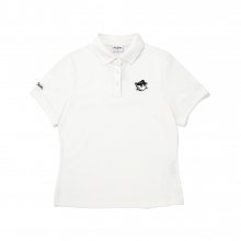 Tiger 버킷 폴로 티셔츠 WHITE (WOMAN)