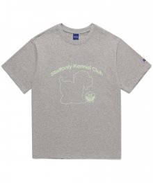 DOGGY TEE (MELANGE GREY)