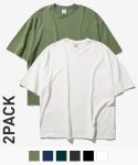 페플(FP142) [22SS] [패키지] 빅 벌키 오버핏 반팔 티셔츠 2PACK JDST1343