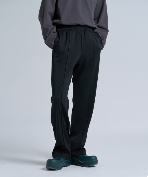 Pintuck cheap track pants