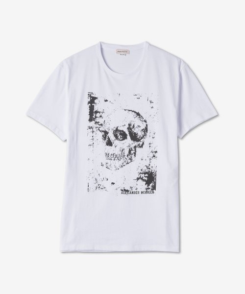 Alexander mcqueen skull t shirt best sale