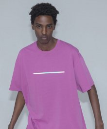 리플렉티브 언더바 티셔츠 (핑크)