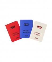 LIFE LOGO B7 NOTEBOOK_SET(3EA)