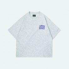 College Small Logo Heavyweight SS Tee (Ash Grey)