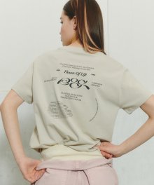Apparel service Regular T-shirt [BEIGE]
