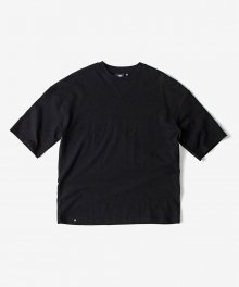 NBNDC29023 / UNI 2/3 크루넥 티셔츠(BLACK)