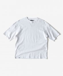 NBNDC29023 / UNI 2/3 크루넥 티셔츠(WHITE)