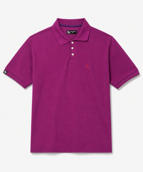 Классическое поло из хлопка пике [Purple]