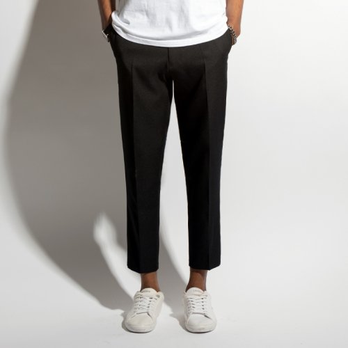 Элегантные укороченные брюки (BLACK)