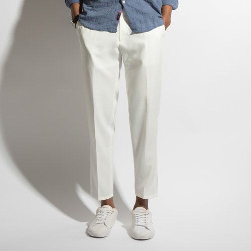 Укороченные брюки Elegant (WHITE)