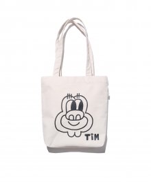 PHYPS® X TIM COMIX LINE LOGO CANVAS ECO BAG IVORY