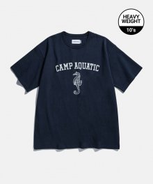 Camp Aquatic Heavy Weight Tee Navy