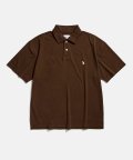 Over Pique Polo Shirts Deep brown