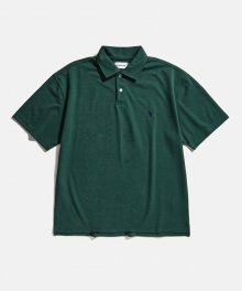 Over Pique Polo Shirts Forest