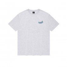 FISHING FLOAT 오버핏 에코 티셔츠(아이스 그레이)
