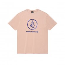 서클스톤 컴포트핏 에코 티셔츠(라이트 핑크)