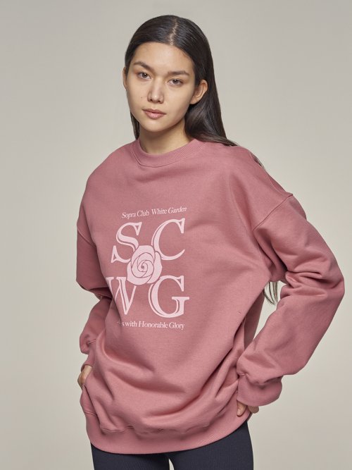 소프라클럽(SOPRA CLUB) SCWG SWEATSHIRT [PINK] - 86,400 | 무신사 스토어