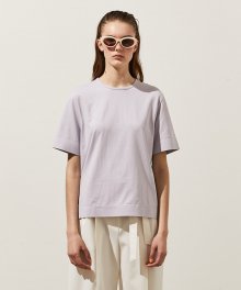 Basic Cotton T-shirt_LIGHT PURPLE