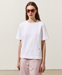Basic Cotton T-shirt_WHITE
